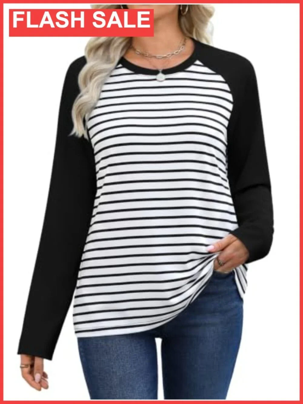 N/A striped long